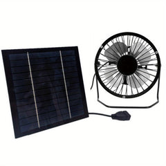 5W USB Solar Exhaust Fan Air Extractor Mini Ventilator