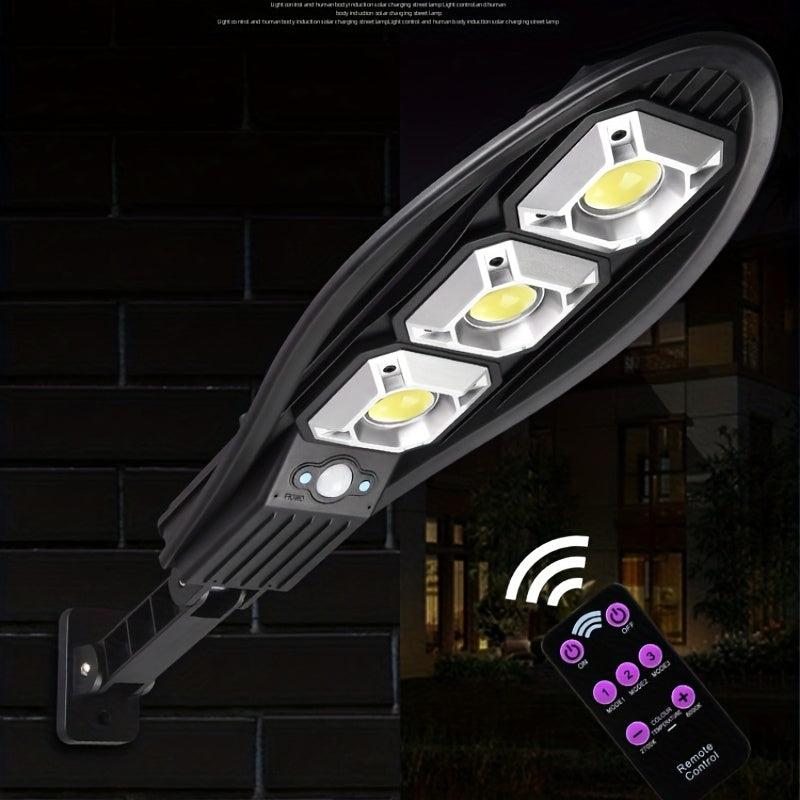 Outdoor Solar Street Lights with Remote Control - Intelligent Induction