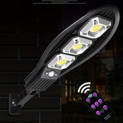 Outdoor Solar Street Lights with Remote Control - Intelligent Induction