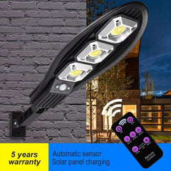 Outdoor Solar Street Lights with Remote Control - Intelligent Induction
