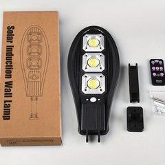 Outdoor Solar Street Lights with Remote Control - Intelligent Induction