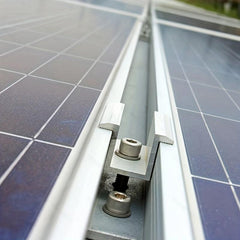 4pcs Solar Panel Mid Clamp Aluminum Mounting Accessories