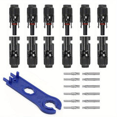 Solar Connectors MC4 Male Female IP67 Waterproof for Panel Cable