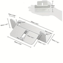 5 Sets Panel Mounting Brackets Lightweight Aluminum for RVs Boats Yachts
