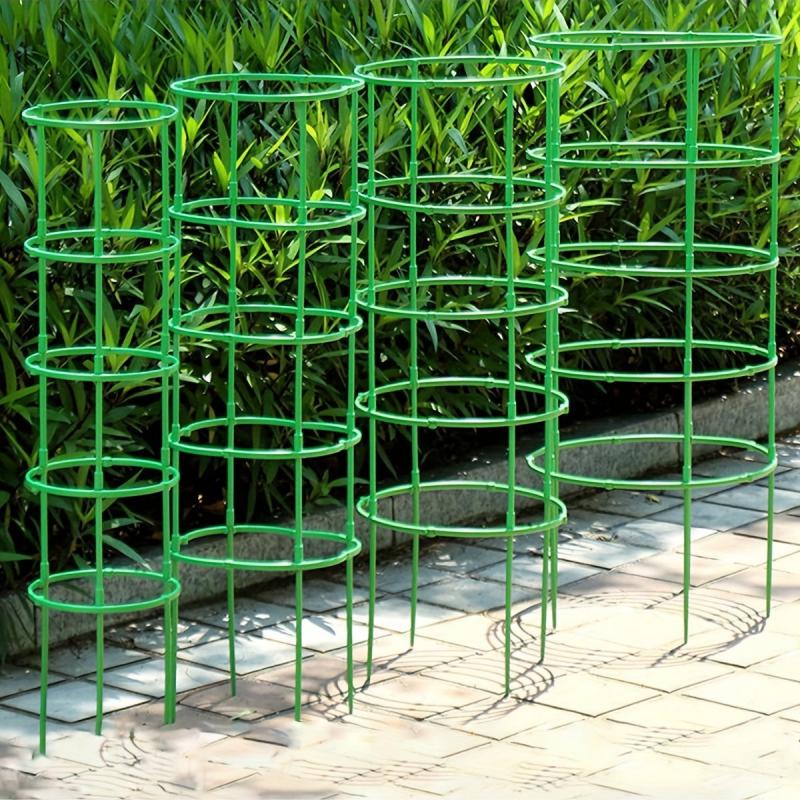 9pcs Garden Pots Stackable Plant Stand Plant Support Ring for Potted Plants