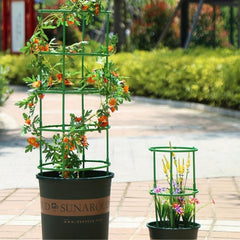 9pcs Garden Pots Stackable Plant Stand Plant Support Ring for Potted Plants