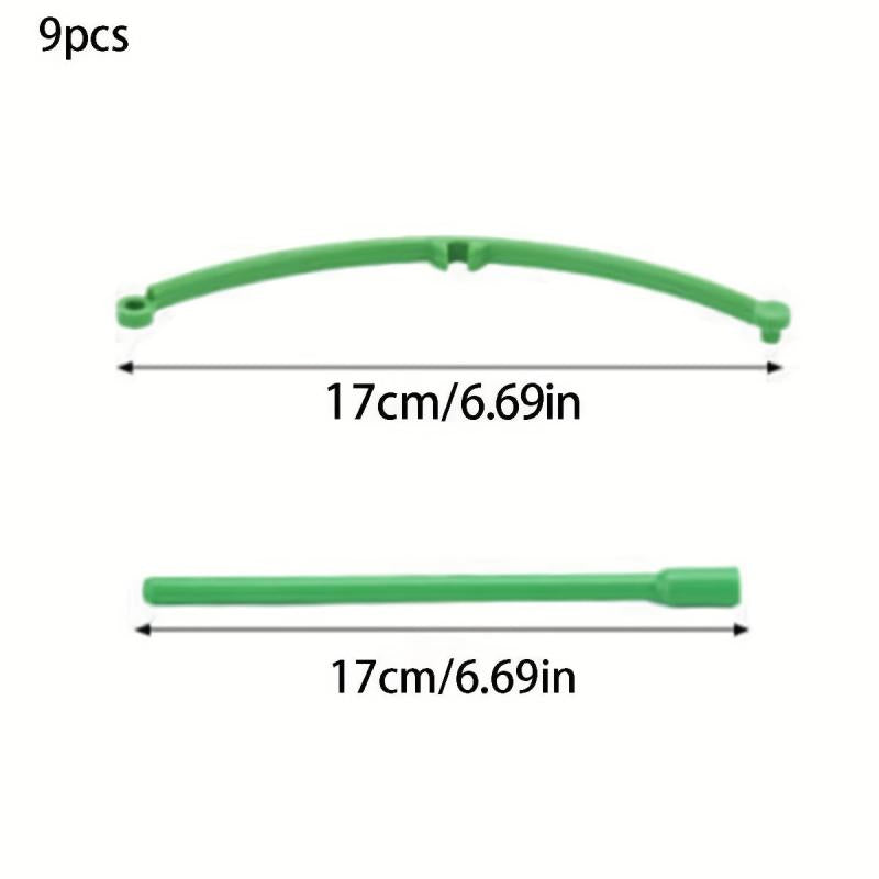 9pcs Garden Pots Stackable Plant Stand Plant Support Ring for Potted Plants