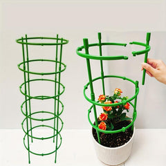 9pcs Garden Pots Stackable Plant Stand Plant Support Ring for Potted Plants
