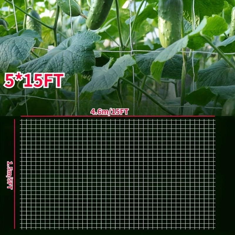 Heavy Duty Polyester Plant Trellis Netting 4ft x 8ft or 5ft x 15ft
