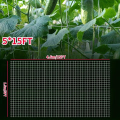 Heavy Duty Polyester Plant Trellis Netting 4ft x 8ft or 5ft x 15ft