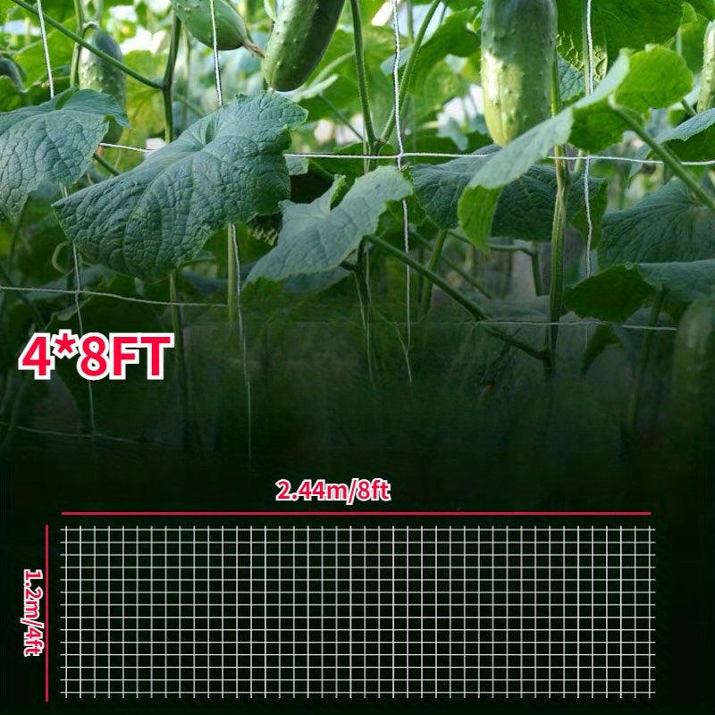Heavy Duty Polyester Plant Trellis Netting 4ft x 8ft or 5ft x 15ft