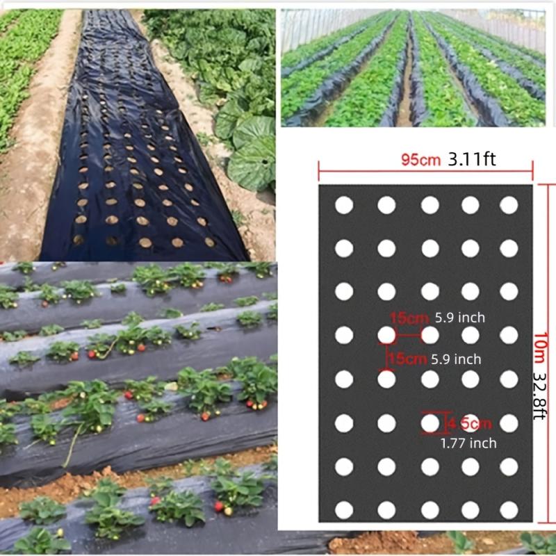 Weed Control Barrier Film Mulching Breathable Gardening Farming Landscape Sheet