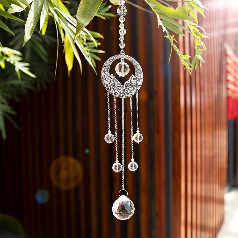 Crystal Wind Catcher Wind Chime Window Hanging Chandelier