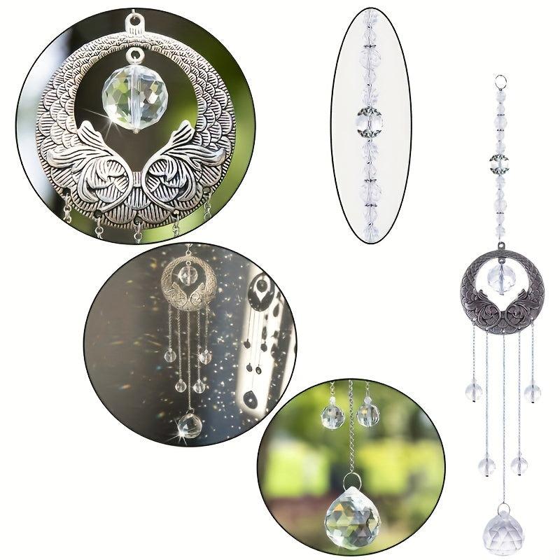 Crystal Wind Catcher Wind Chime Window Hanging Chandelier