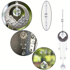 Crystal Wind Catcher Wind Chime Window Hanging Chandelier