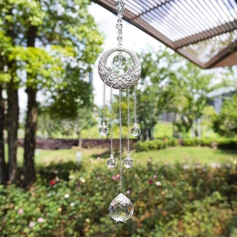 Crystal Wind Catcher Wind Chime Window Hanging Chandelier
