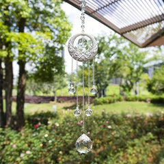 Crystal Wind Catcher Wind Chime Window Hanging Chandelier