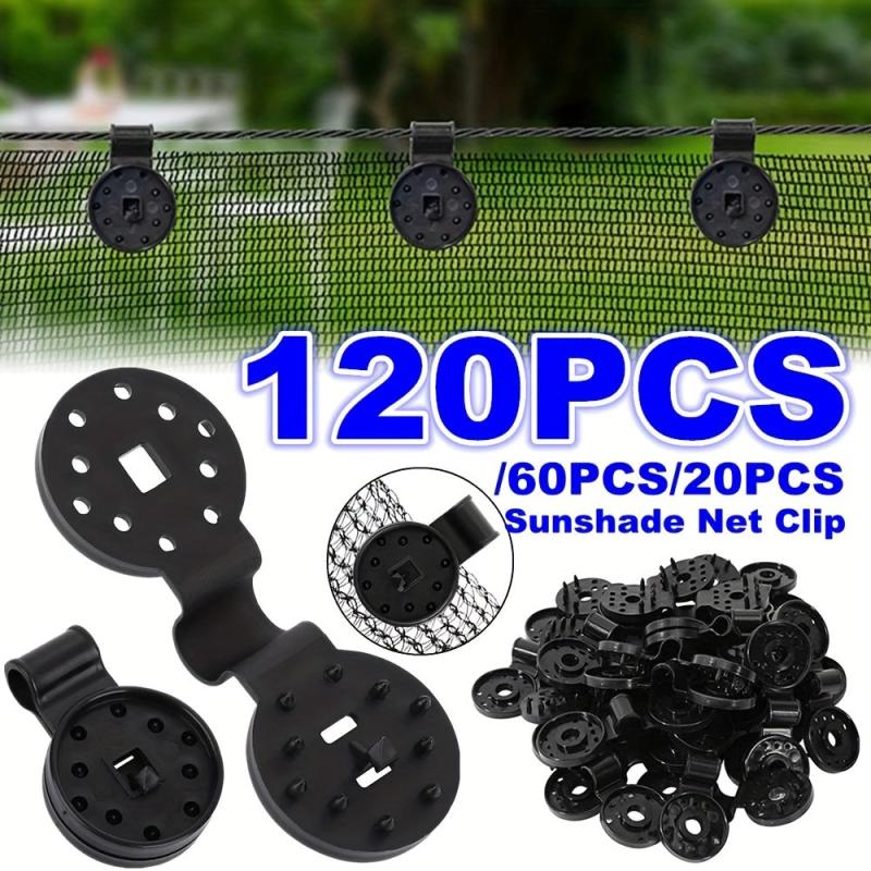 20pcs Sun Shading Net Clip Reusable Greenhouse Film Clamp Outdoor Tent Hook