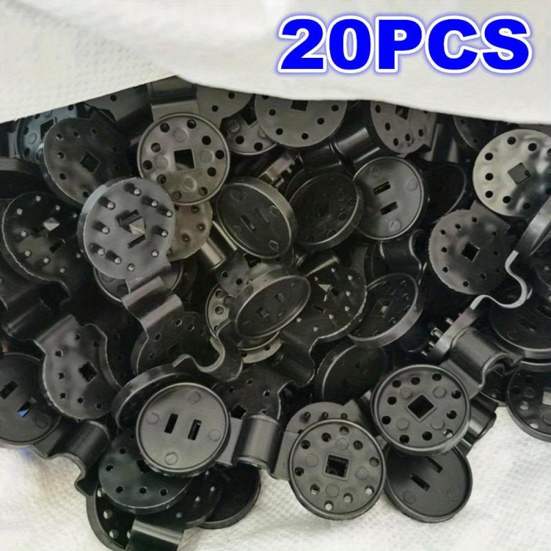 20pcs Sun Shading Net Clip Reusable Greenhouse Film Clamp Outdoor Tent Hook