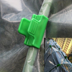 10pcs Greenhouse Clamps Hoops Garden Netting Clips