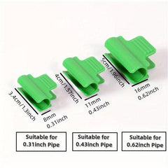10pcs Greenhouse Clamps Hoops Garden Netting Clips