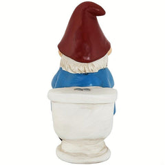 Garden Gnome Resin Statue Naughty Dwarf Outdoor Decor