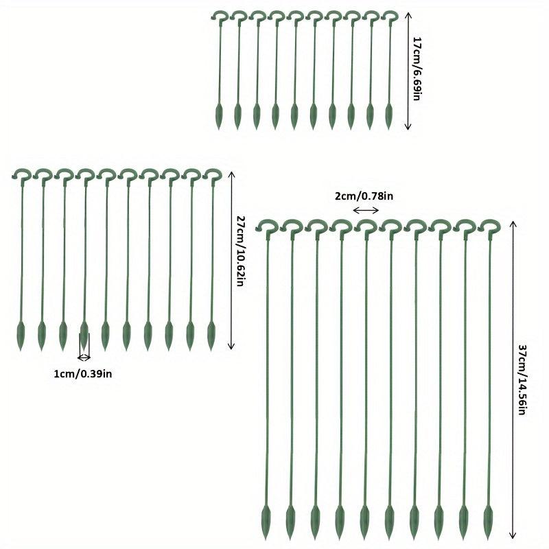 5pcs Potted Plant Support Rack Flower Vegetable Vine Climbing Bracket Balcony