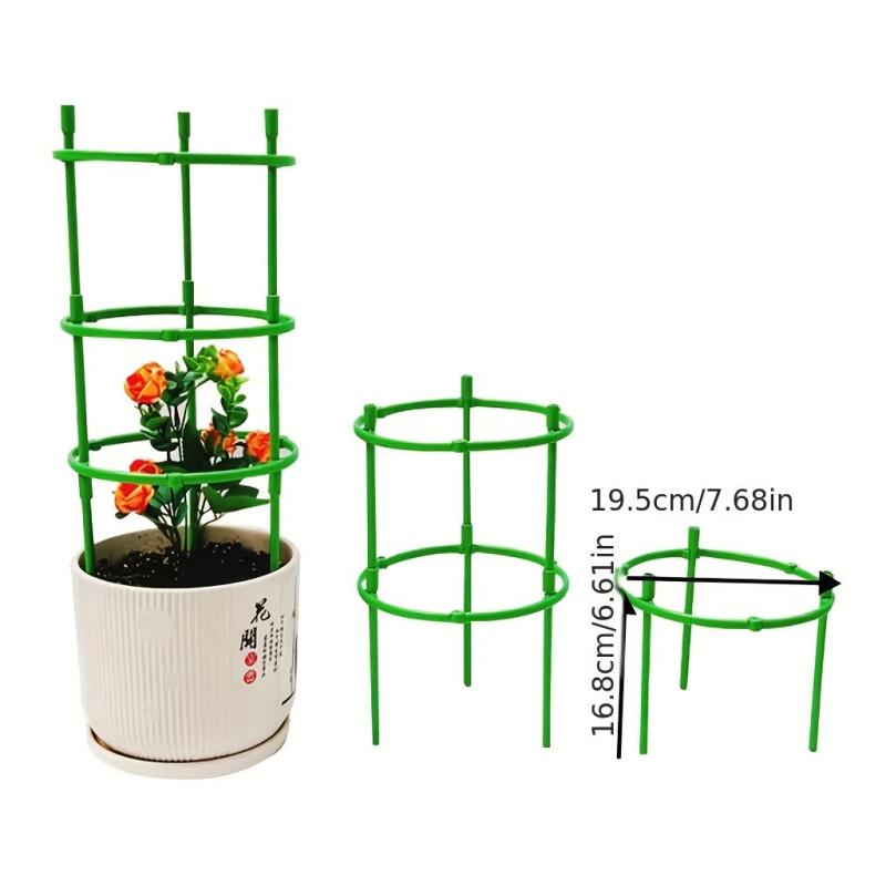 Rattan Climbing Flower Rack Lotus Leaves Protector Gardening Support Rod
