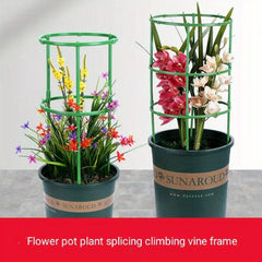 Rattan Climbing Flower Rack Lotus Leaves Protector Gardening Support Rod