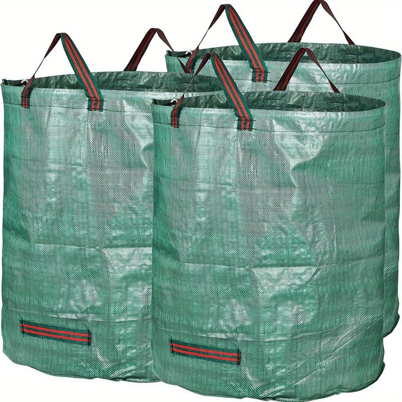 272L Reusable Garden Waste Bags for Leaves Grass Plants