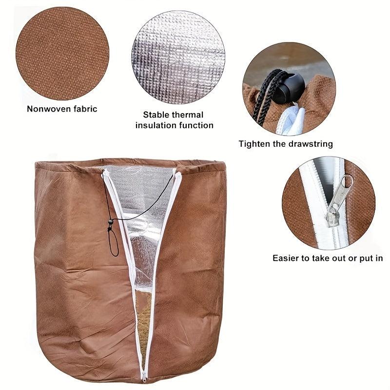 Winter Plant Protection Bag Frost Cover Cold Protection for Potted Plants