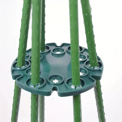 Bamboo Disc Flower Pillar Climbing Frame Fruit Support Plant