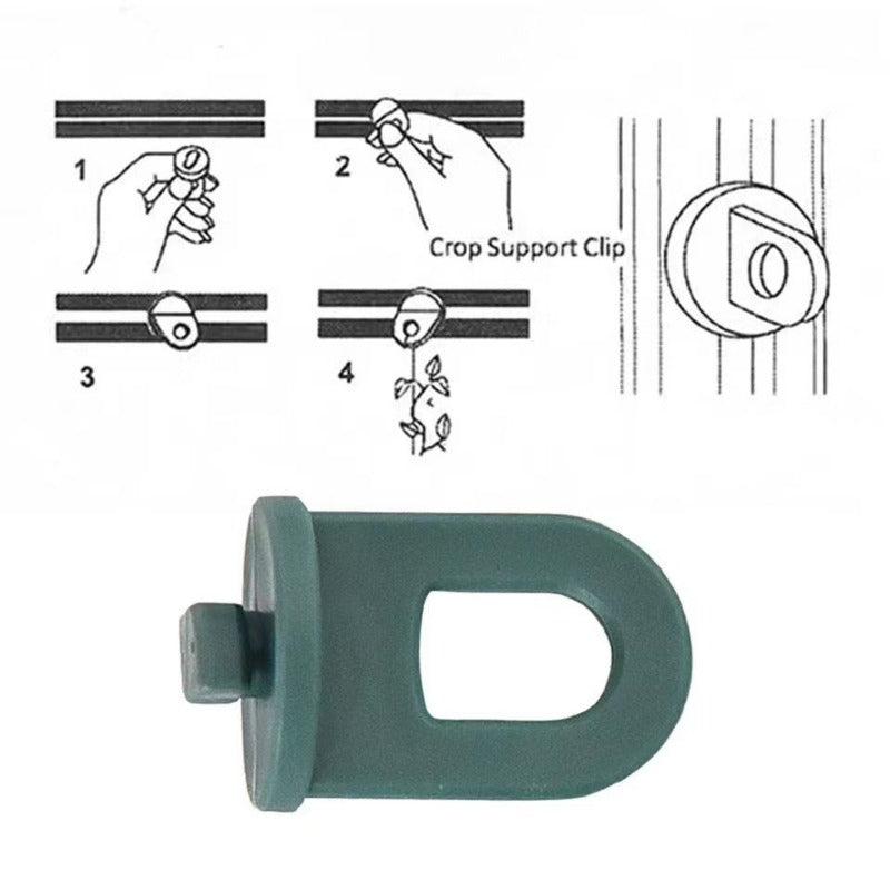 50pcs Greenhouse Fixed Ring Buckle Garden Accessories Slide Hanger