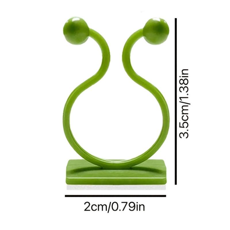10pcs Garden Wall Plant Climber Vine Support Clips Self Adhesive