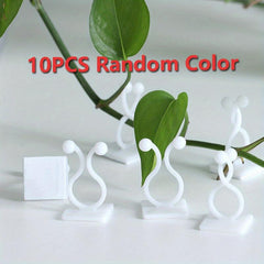 10pcs Garden Wall Plant Climber Vine Support Clips Self Adhesive