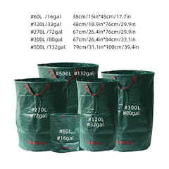 500L Large Capacity Withered Leaf Bag Reusable Garbage Bag