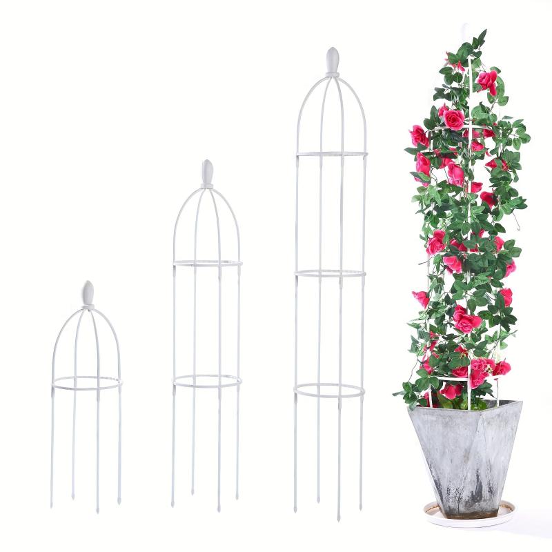 Tower Obelisk Garden Trellis Plant Support for Vines & Flowers