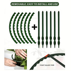 6pcs Garden Support Rings for Flower Greenhouses & Arrangements