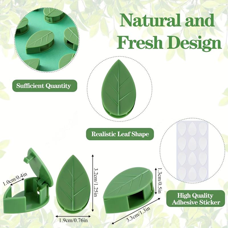 10pcs Plant Climbing Wall Fixture Clips Self adhesive Plant Fixing Hook