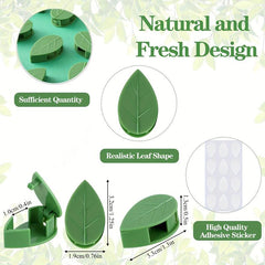 10pcs Plant Climbing Wall Fixture Clips Self adhesive Plant Fixing Hook