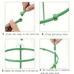 Stackable Climbing Vine Support Rods Set