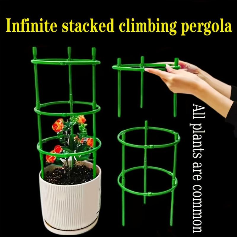 Stackable Climbing Vine Support Rods Set