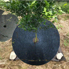 10pcs 82 04 Cm Non Woven Tree Mulch Ring Degradable Tree Protector Mat