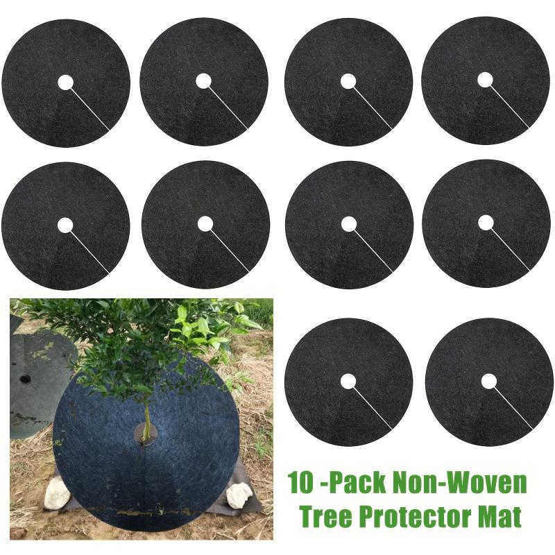 10pcs 82 04 Cm Non Woven Tree Mulch Ring Degradable Tree Protector Mat