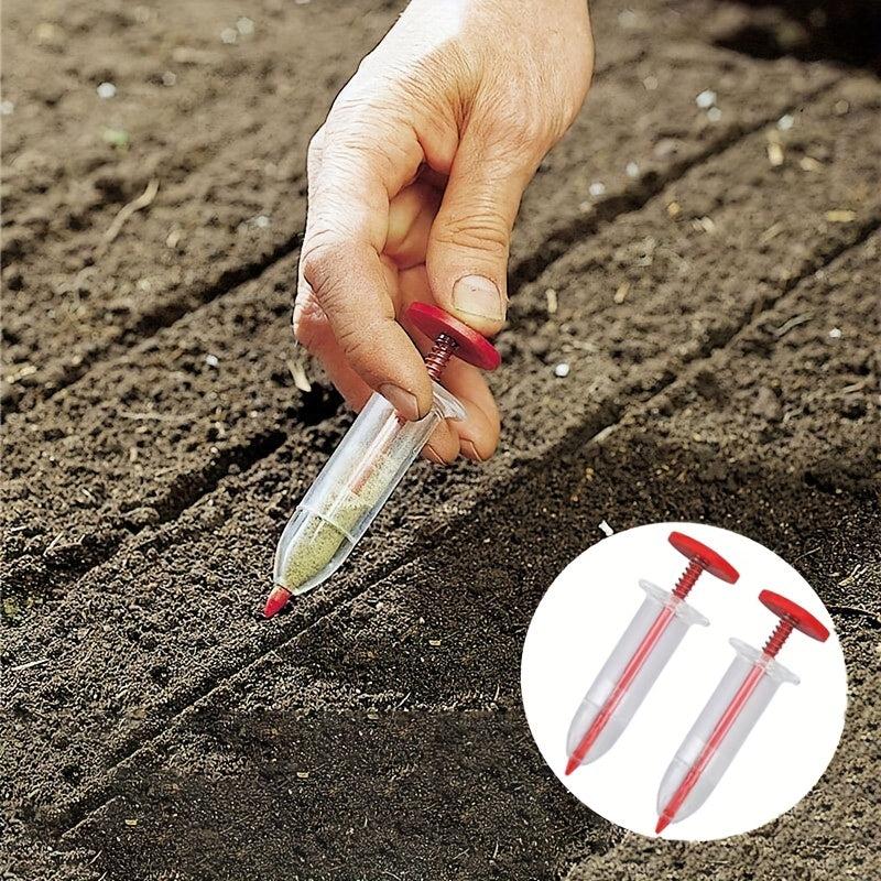 2pcs Syringe Seeder Mini Sowing Seed Dispenser Garden Seed Sower
