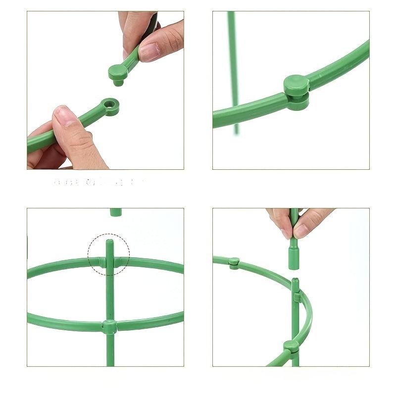 3pcs Universal Flower Holder Support Rod Crab Claw Lotus Holder