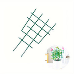 1pc Green Plastic Plant Support Frame for Garden Climbing Vines