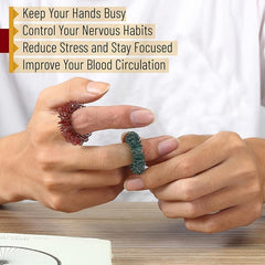 10 Pack Stress Relief Fidget Rings for ADHD & Autism