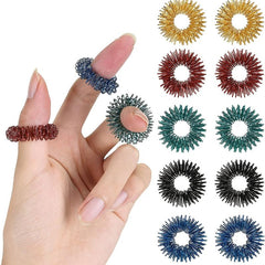 10 Pack Stress Relief Fidget Rings for ADHD & Autism