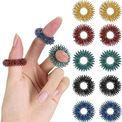 10 Pack Stress Relief Fidget Rings for ADHD & Autism